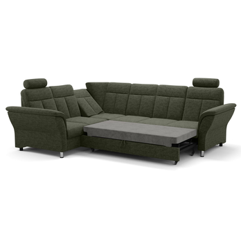 Sedací souprava SOLANO LOFT levá, tmavě zelená 1
