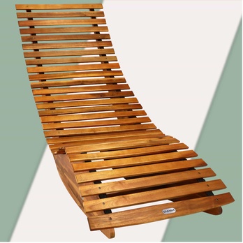 Zahradní lehátko SOLAR akácie 3