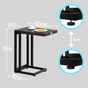 Přístavný stolek SOLED černá 9