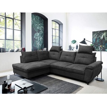 Sedací souprava SOLEI levá, antracitová 1