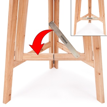 Skládací barový stůl SOLID přírodní 2