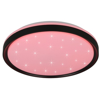 Stropní LED RGB svítidlo SOLIT černá/bílá 9