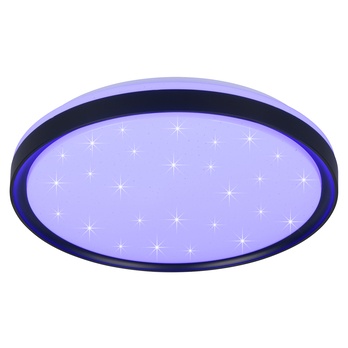 Stropní LED RGB svítidlo SOLIT černá/bílá 13