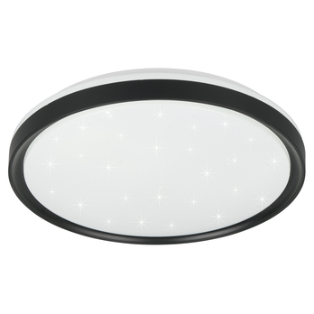 Stropní LED RGB svítidlo SOLIT černá/bílá 15