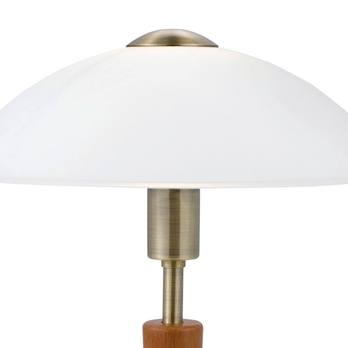 Stolní lampa SOLO 1 kov/ořech 1