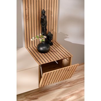 Obývací stěna  SOLO dub artisan/kašmírová 8