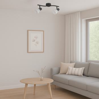 Bodové svítidlo SOMA 2 černá/bílá 1