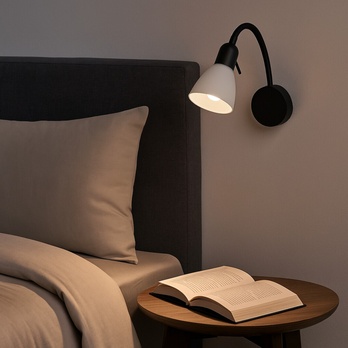 Nástěnné svítidlo SOMA černá/bílá 1