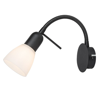 Nástěnné svítidlo SOMA černá/bílá 3