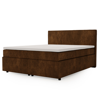 Postel boxspring SONIA PLUS hnědá, 160x200 cm 4