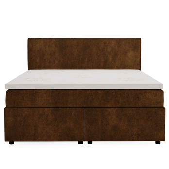 Postel boxspring SONIA PLUS hnědá, 180x200 cm 3