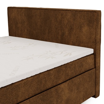Postel boxspring SONIA PLUS hnědá, 180x200 cm 6