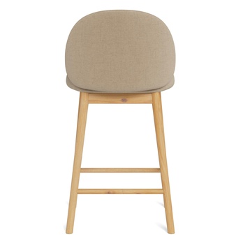 Barová židle SOPHIA béžová/matný dub 3