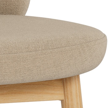 Barová židle SOPHIA béžová/matný dub 7