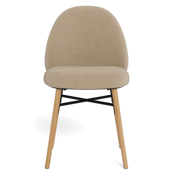 Jídelní židle SOPHIA béžová/matný dub 1