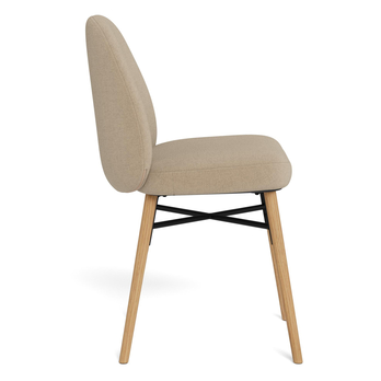 Jídelní židle SOPHIA béžová/matný dub 4