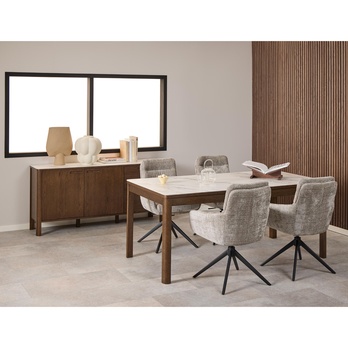 Jídelní stůl SOUTHAMPTON 180 krémová/kouřová 1