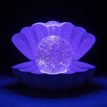 Dekorační stolní lampa SPARKLY bílá 4