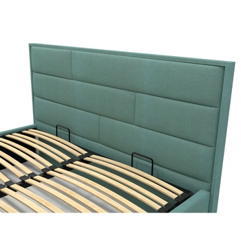 Postel s roštem SPECTRAL 1 šalvějová, 180x200 cm 4