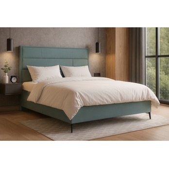 Postel s roštem SPECTRAL 1 šalvějová, 160x200 cm 1