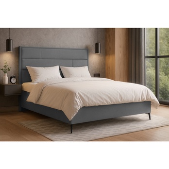 Postel s roštem SPECTRAL 1 šedá, 160x200 cm 1