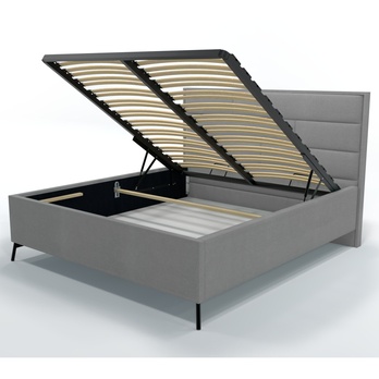 Postel s roštem SPECTRAL 1 šedá, 160x200 cm 2