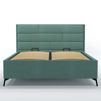 Postel s roštem SPECTRAL 1 šalvějová, 140x200 cm 3