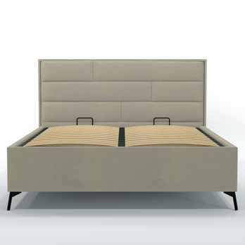 Postel s roštem SPECTRAL 1 šedobéžová, 180x200 cm 3