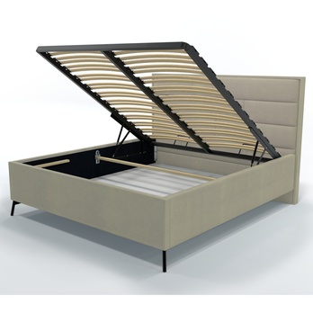 Postel s roštem SPECTRAL 1 šedobéžová, 180x200 cm 2
