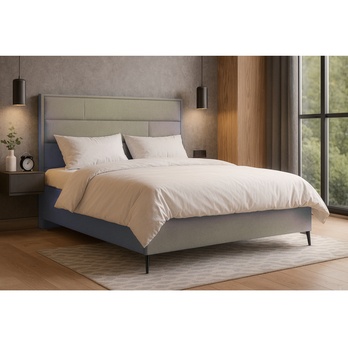 Postel s roštem SPECTRAL 1 šedobéžová, 140x200 cm 1