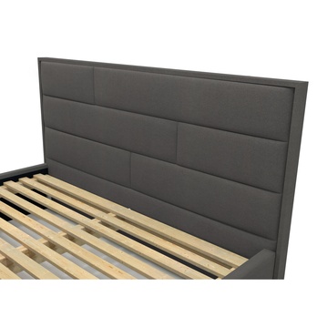 Postel s roštem SPECTRAL 2 tmavě šedá, 140x200 cm 3