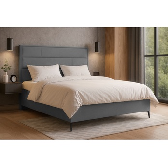 Postel s roštem SPECTRAL 2 šedá, 180x200 cm 1