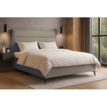 Postel s roštem SPECTRAL 2 šedobéžová, 160x200 cm 1