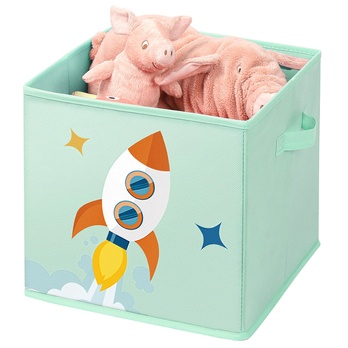 Dětské úložné boxy SPICE zelená, sada 3 ks 2