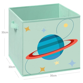 Dětské úložné boxy SPICE zelená, sada 3 ks 5