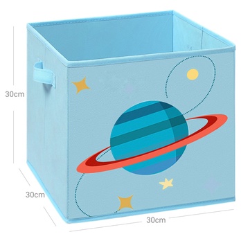Dětské úložné boxy SPICE modrá, sada 3 ks 6