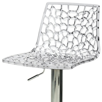 Barová židle SPIDER transparentní 1