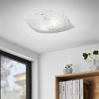 Stropní svítidlo SPIRELLI bílá, šířka 30 cm 1