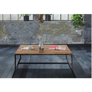 Konferenční stolek SPRING II akácie/kov 1