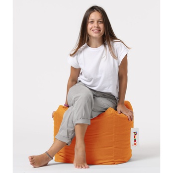 Sedák  SQUARE oranžová 2