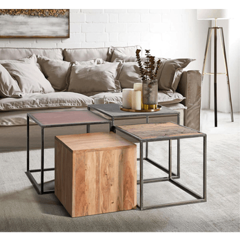 Konferenční stolek STADIUM akácie stone/vícebarevná 1