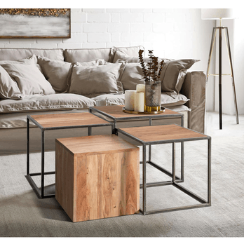 Konferenční stolek STADIUM akácie stone 1