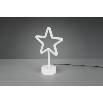 Stolní LED lampa STAR bílá 3