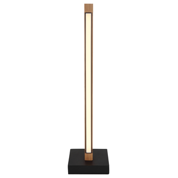 Stolní LED lampa STARLA černá/přírodní 1
