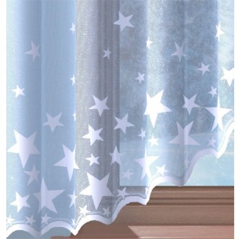 Záclona  STARS bílá, 320x160 cm 1