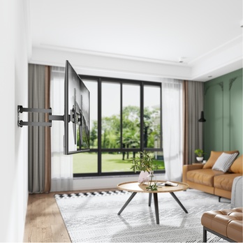 Výsuvný držák na TV STELL SHO 4600 černý kov, polohovatelný, 32"-55" 10