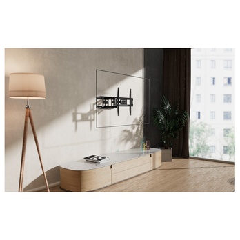 Výsuvný držák na TV  STELL SHO 5610 černý kov, polohovatelný, 32"-70" 1