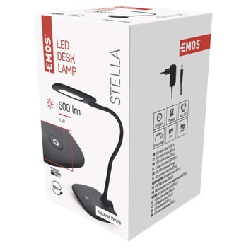 Stolní LED lampa STELLA černá 5