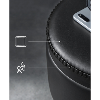 Taburet STITCH 3 černá 5