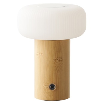 Stolní lampa STOFFURD přírodní/bílá 2